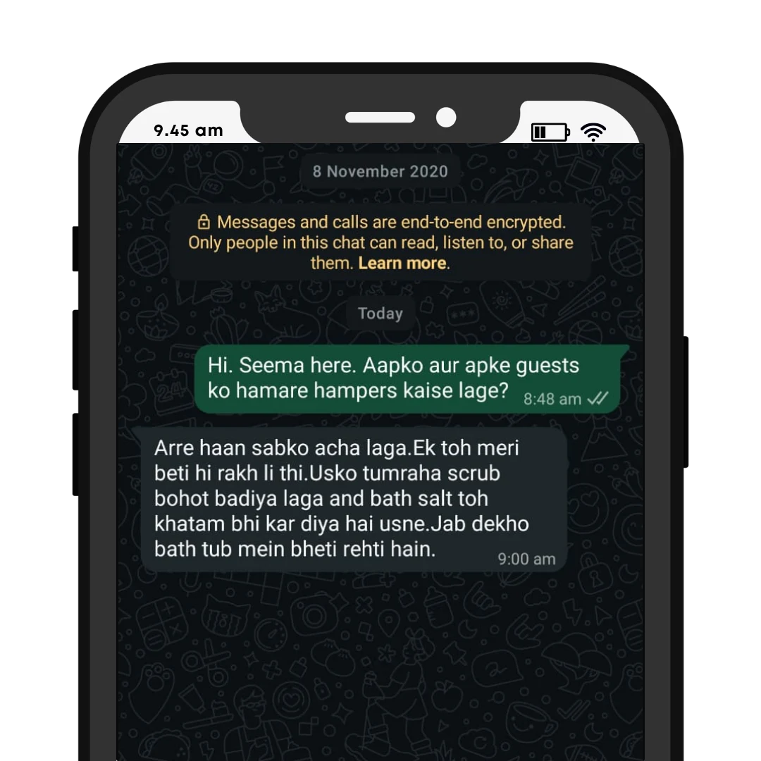 Shashi's review on Tatva Skincare gift hampers.