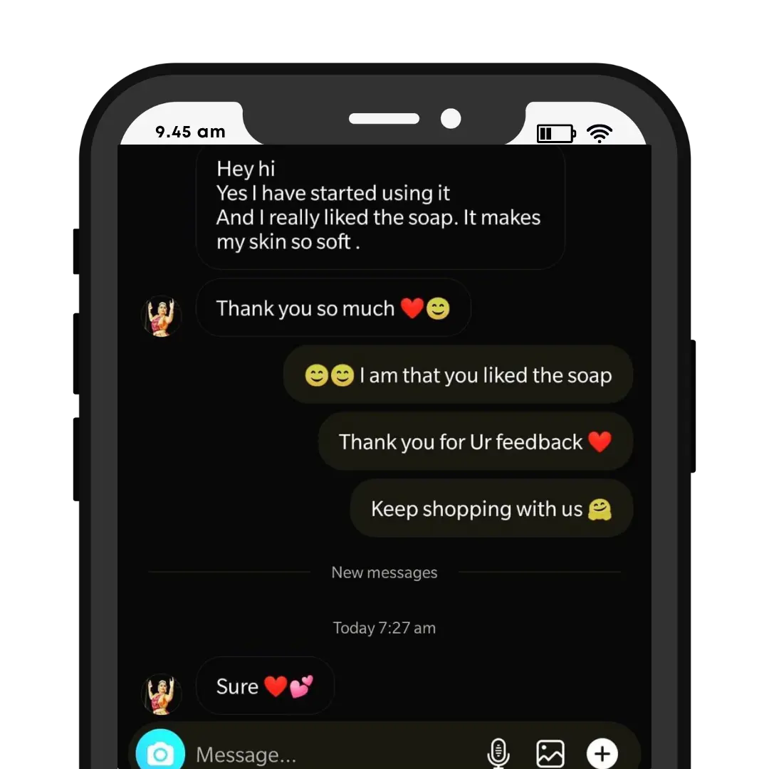 Review from Sanjana for our Goat Milk soap